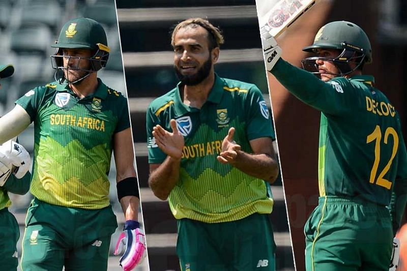 The South African trio of Faf du Plessis, Imran Tahir and De Kock performed well in the first match.