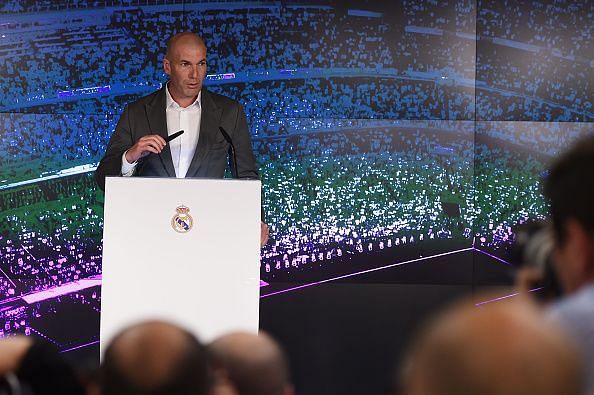  Zinedine Zidane returned as Real Madrid manager recently