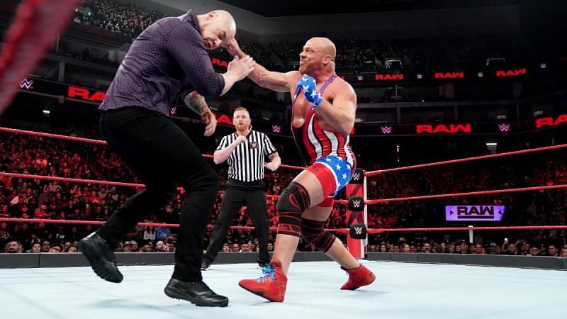 What if Vince McMahon thinks of giving a happy farewell to Kurt Angle?