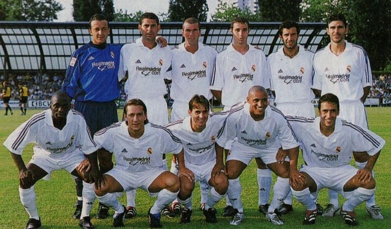 The Real Madrid team of 2001-02 season