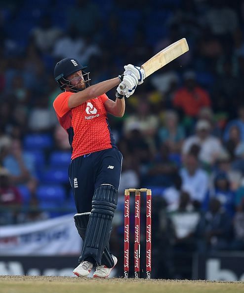 Jonny Bairstow in action during England v West Indies - 3rd Twenty20 International