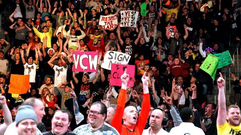 WWE Fans at Raw