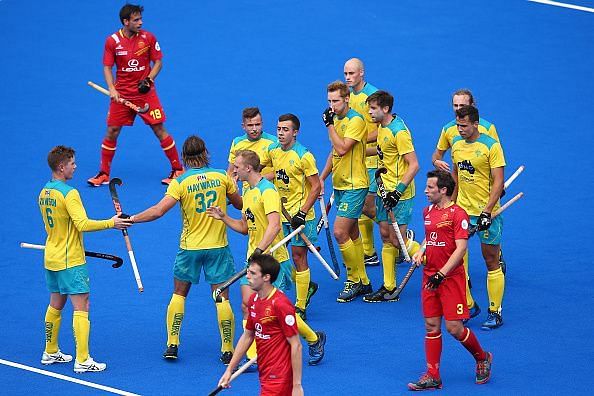 Australia beat Spain to win three in a row at Sydney