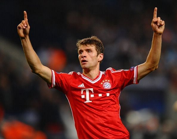 Thomas Muller rose to fame at Bayern Munich under Van Gaal