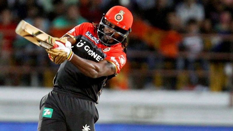 Chris Gayle is the leading run scorer in RCB vs KKR matches