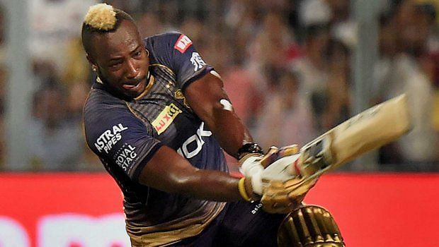 Russell&#039;s towering 17-ball 48 pushed KKR to a massive total