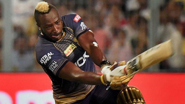 Russell's towering 17-ball 48 pushed KKR to a massive total