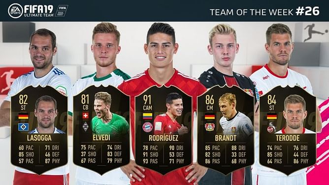 FIFA 19 Ultimate Team TOTW 26: Team of the Week revealed