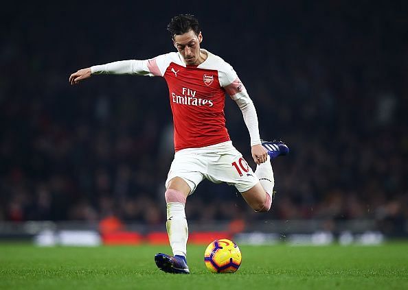 Ozil has been an anonymous figure at the Emirates this season