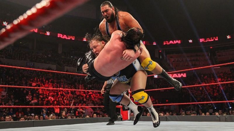 Heavy Machinery won a gauntlet match on Raw