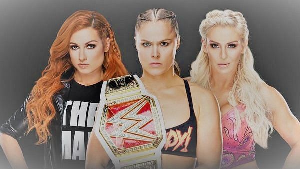 Becky Lynch, Ronda Rousey and Charlotte Flair