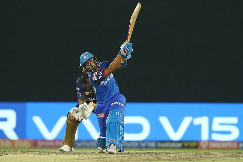 Prithvi Shaw scored 99 for Delhi Capitals and became the 2nd batsmen to be dismissed on 99 (Image courtesy: IPLT20/BCCI)