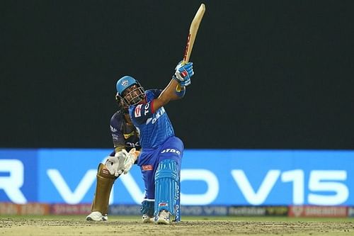 Prithvi Shaw scored 99 for Delhi Capitals and became the 2nd batsmen to be dismissed on 99 (Image courtesy: IPLT20/BCCI)