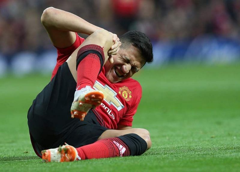 Sanchez is the latest name in the long list of injuries for United.