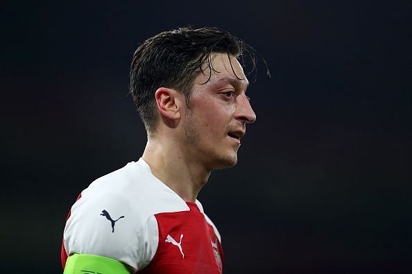 Ozil has been used sparingly this season