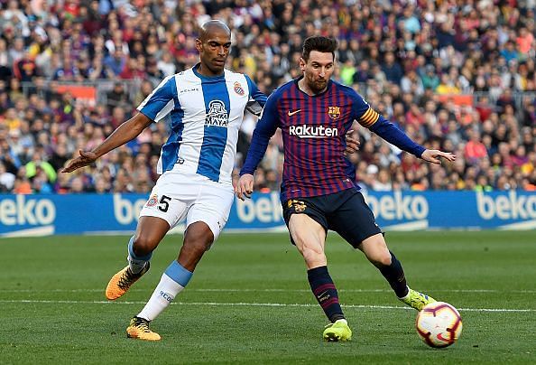Naldo had to remain defensively alert and was everywhere at the back against an ever-present Barca attack