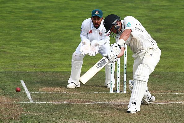 Ross Taylor&#039;s 200 gave his team a chance to force the result on the fourth day in the rain affected Test