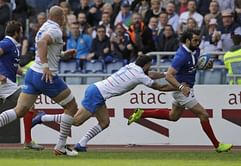 Relieved France beats Italy 25-14 in last 6N match