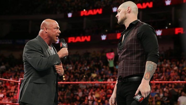 Kurt Angle and Baron Corbin have not seen eye to eye on many things on RAW
