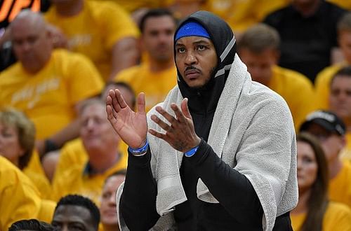 Carmelo Anthony spent a lone season with the Oklahoma City Thunder