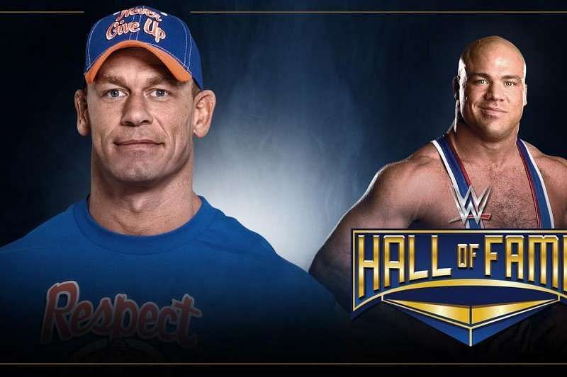 Fact: Cena inducted Angle at the WWE HOF 2019
