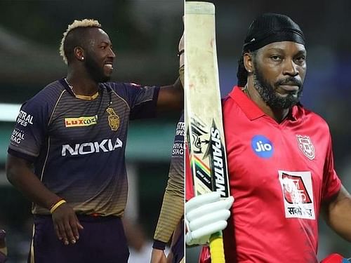 Power-hitters Andre Russell and Chris Gayle will be in action tonight