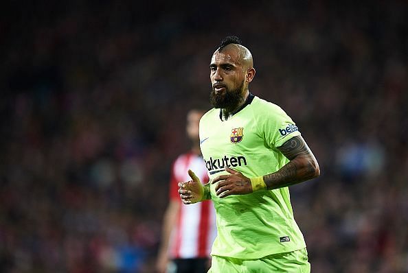 Vidal has been a crucial part of Barca&#039;s midfield this season.