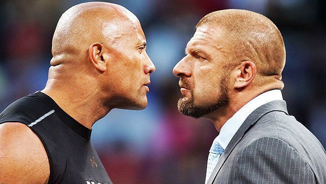 Triple H and The Rock developed an intense rivalry during the Attitude Era