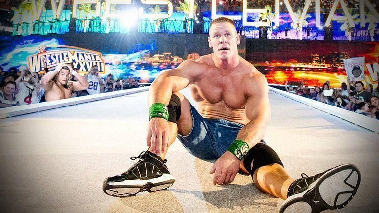 Cena elaborated a number of practices as his pre-match ritual