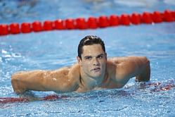 Olympic gold medalist Florent Manaudou returns to swimming