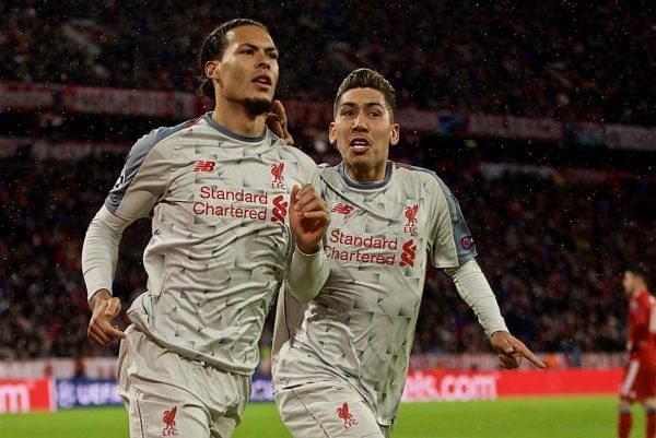 Liverpool defeated Bayern Munich by 3 goals to 1 to make into last 8 of Champions League