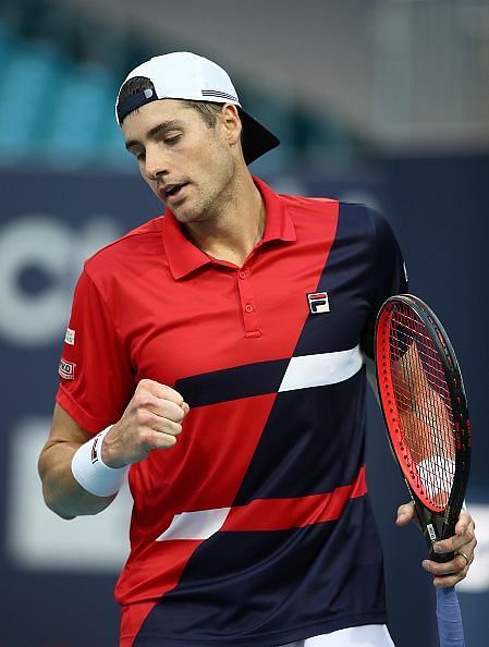 John Isner at Miami Open 2019 - Day 10