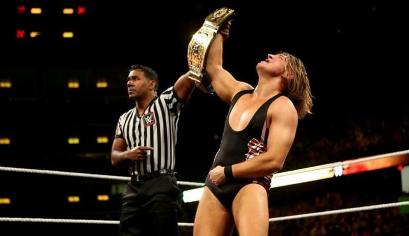 Pete Dunne as WWE NXT UK champion.