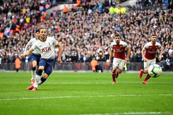 Harry Kane made no mistake from the spot