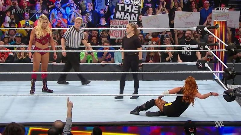 Ronda helped Becky win at Fastlane in an unusual way