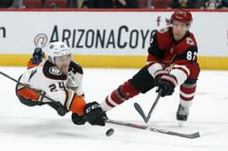 Hinostroza's hat trick leads Coyotes to 6-1 win over Ducks