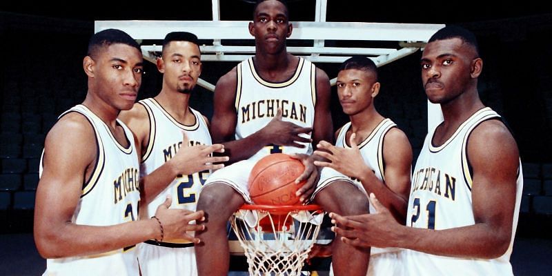 The Fab 5 back in 1991 (Picture Credit - Detroit Free Press)