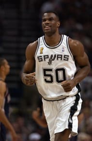 David Robinson runs Enter caption