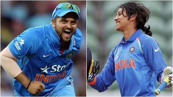 India Women vs England Women 2019: Suresh Raina congratulates Smriti Mandhana for breaking his record