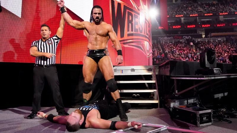 Drew McIntyre absolutely decimated Dean Ambrose in the main event