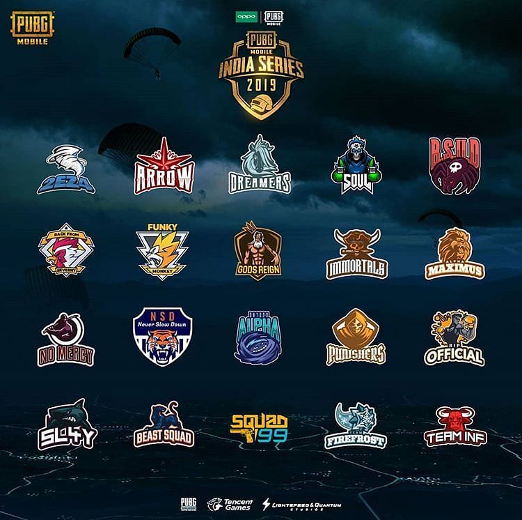 THE FINALISTS OF PUBG MOBILE INDIA SERIES 2019