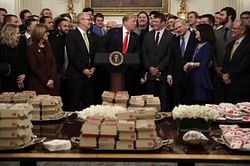 Fast food at White House for North Dakota football champs