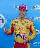 Logano leads pack of Fords to front at Martinsville Speedway
