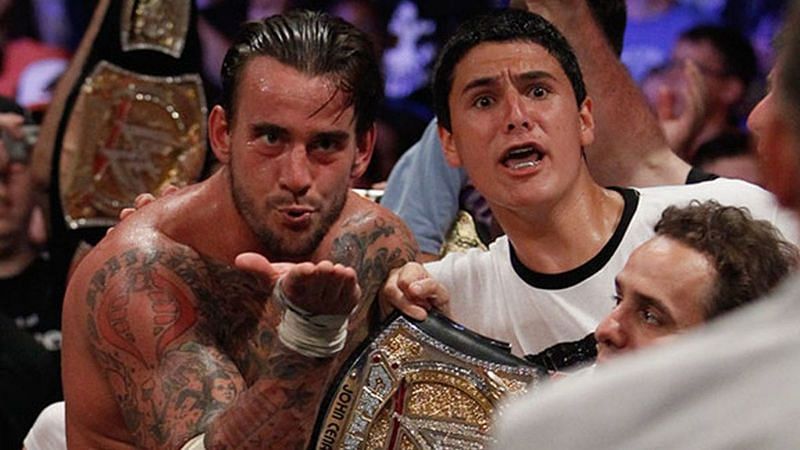 Punk kissed the boss goodbye at Money in the Bank 2011.