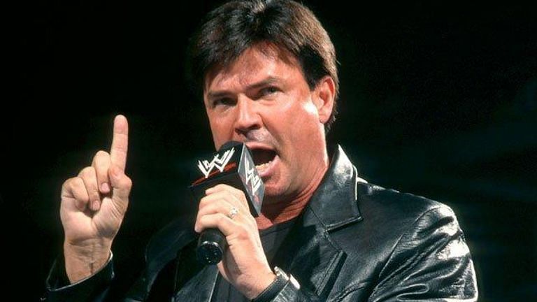 Bischoff challenged Vince for a match at WCW Slamboree