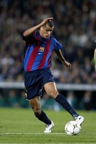 Rivaldo stayed at Barcelona for the longest time