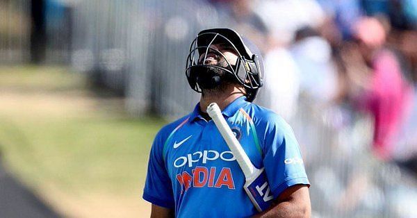 Rohit Sharma lost his wicket early against Australia in the first ODI