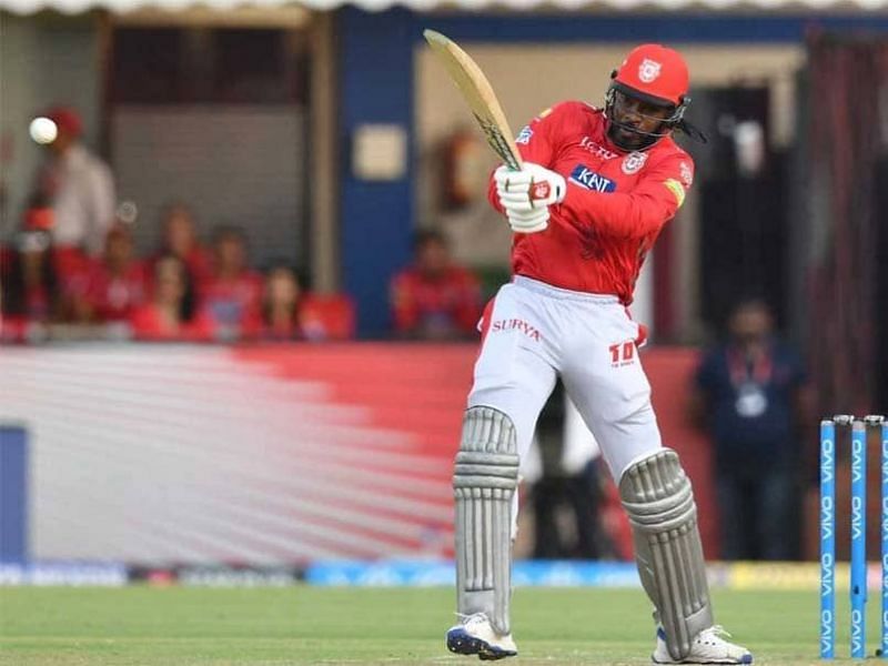 Chris Gayle in firs match of IPL 2019