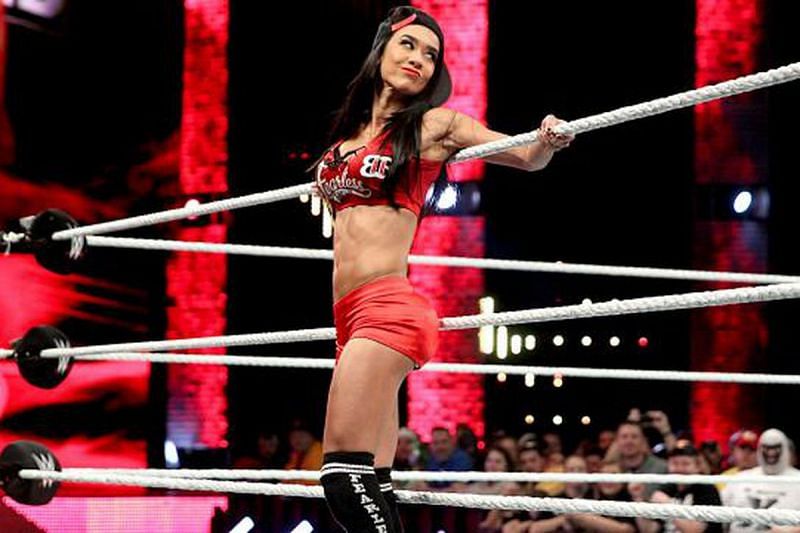 Then Divas Champion AJ Lee showed off her Fearless side when she feuded with Nikki Bella