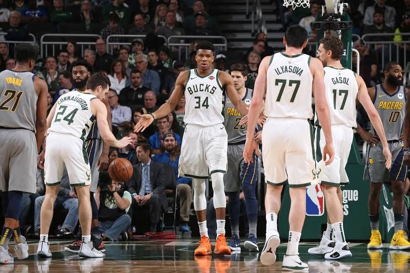 The Bucks bounced back from two straight losses with a win at home against the Pacers. Credit: BR